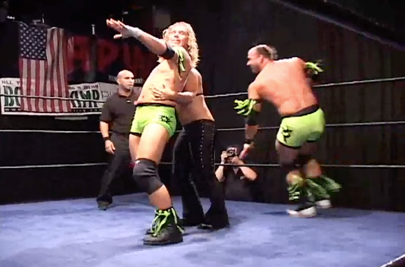 Nate Rulez, AJ Kirsch & Johnny LaRocca vs. Frankie, Tim & Jack Manley
