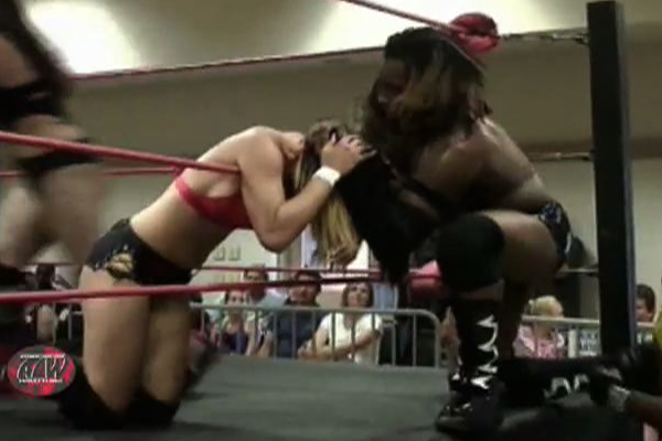 Black Ice, Body Snatcher & Mia Yim vs. Drolix, Kindred & Rebecca Payne