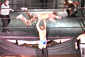 Lotus and Crazy J vs. TJ Dalton and Trik Davis