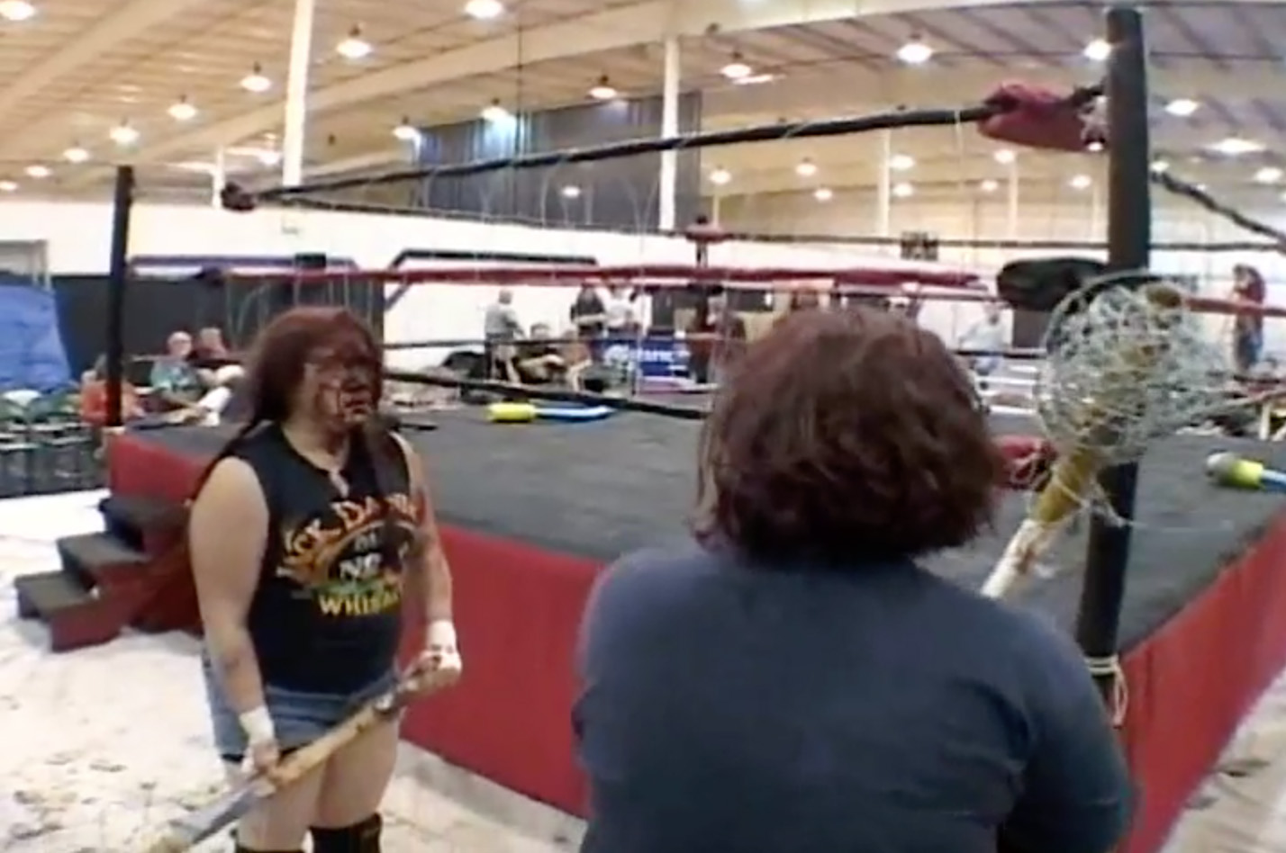 Mickie Knuckles vs. B.B. Walls