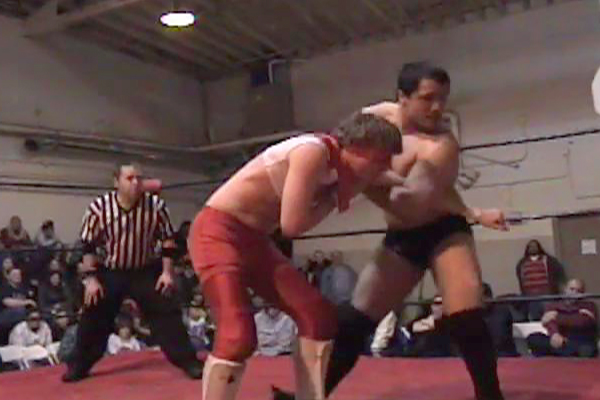 Dan the Man & Bucky Collins vs. David Clark & Donnie Peppercricket