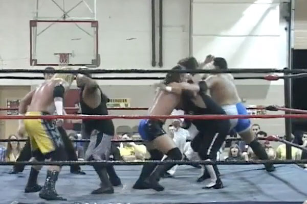 CM Punk, Samoa Joe and BJ Whitmer vs. Chris Hero, Homicide and B-Boy