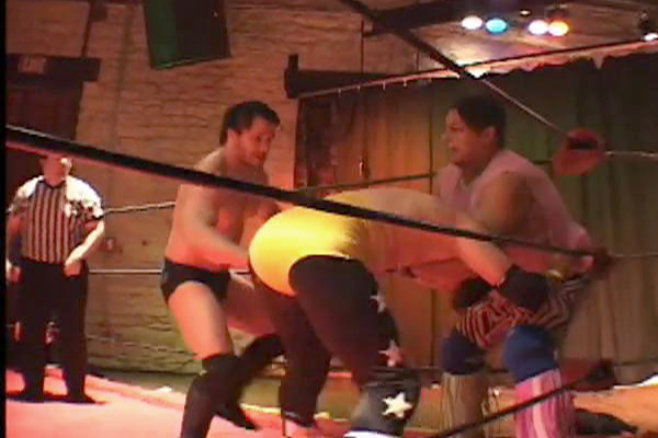 Matt Cage & Hunter Matthews vs. David Clark & Donnie Peppercricket