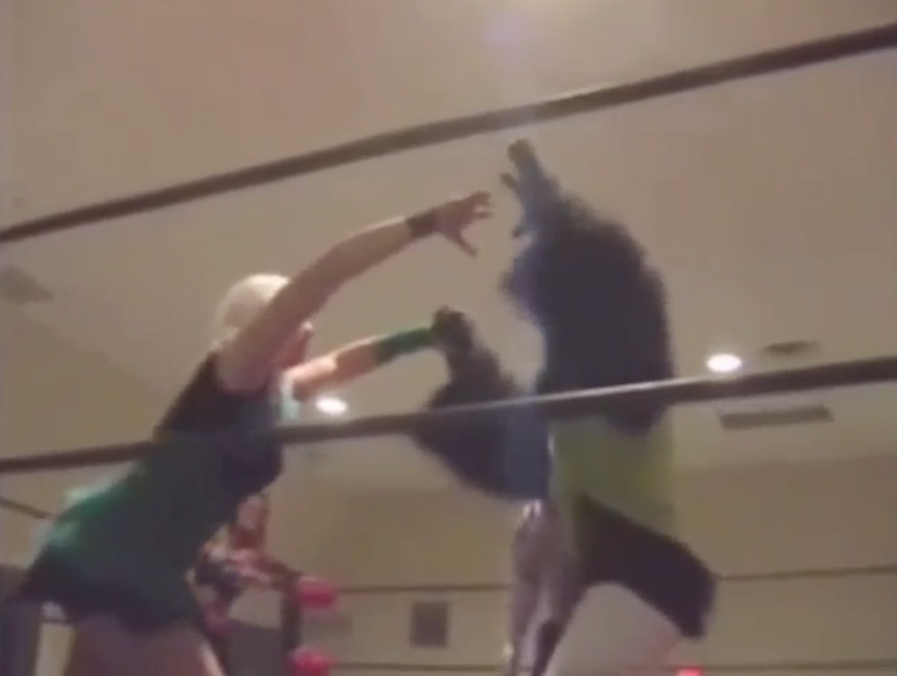 Jessicka Havok & Hailey Hatred vs. Camron Starr & Gina the Gorilla