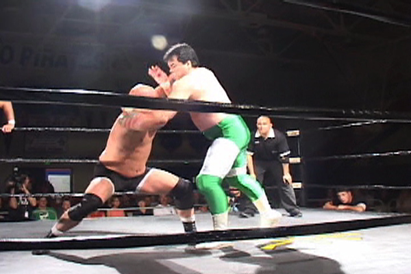 Mitsuharu Misawa and Yoshinari Ogawa vs. Bart Blaxon and Nigel McGuiness