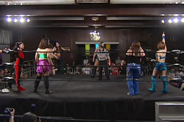 Ayumi Kurihara & Ayako Hamada vs. Portia Perez & Nicole Matthews vs. Allison Danger & Leva Bates vs. Sara Del Rey & Courtney Rush