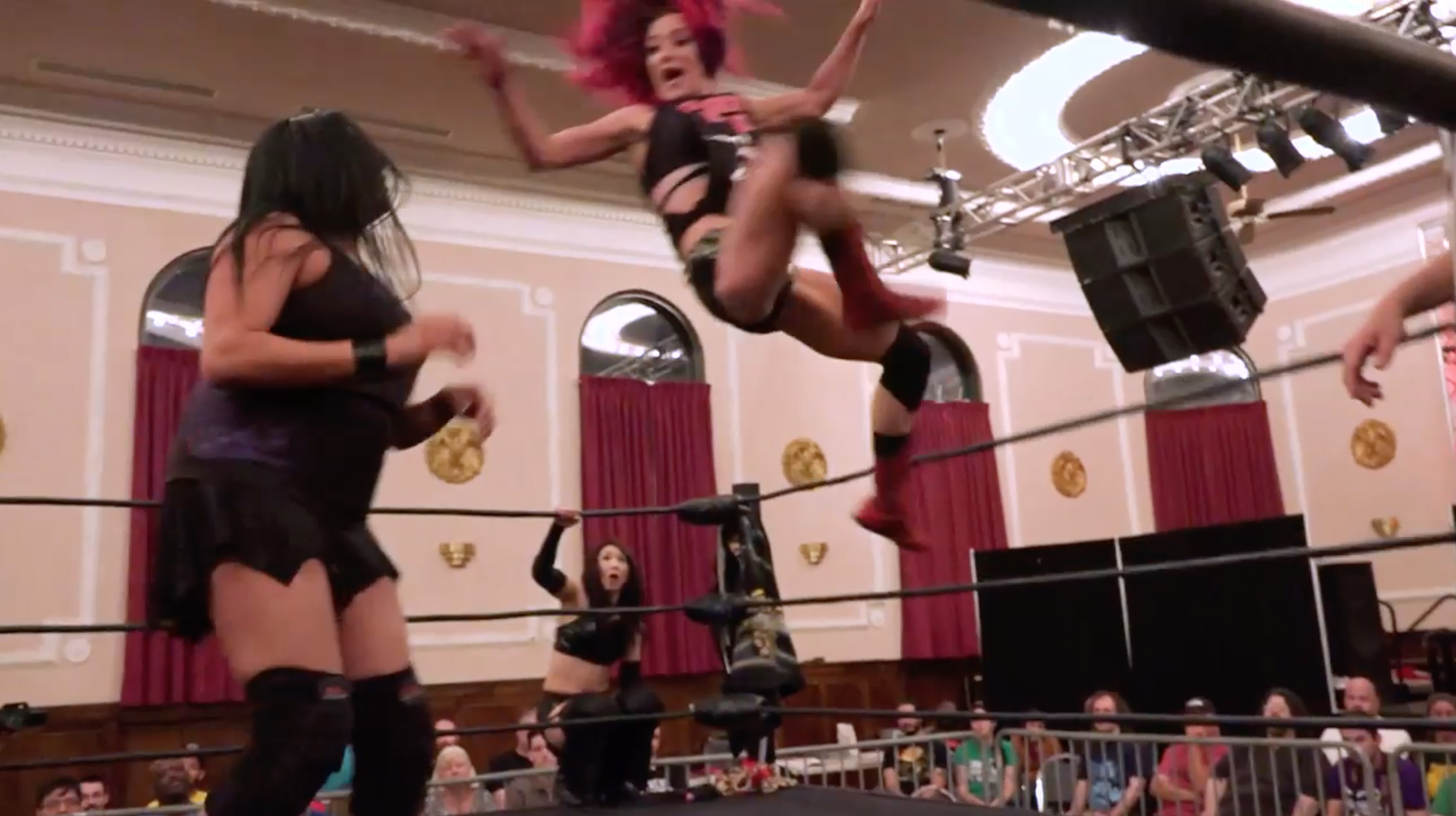 Kay Lee Ray & Mia Yim vs. Melanie Cruise & Yumi Ohka