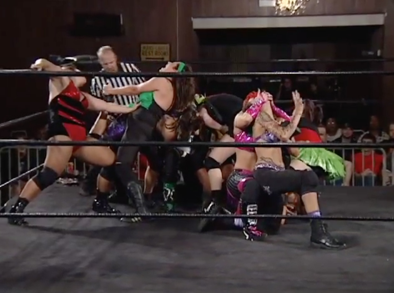 Cheerleader Melissa, LuFisto, MsChif, Allison Danger & Leva Bates vs. Lexie Fyfe, Mercedes Martinez, Saraya Knight, Nicole Matthews & Portia Perez