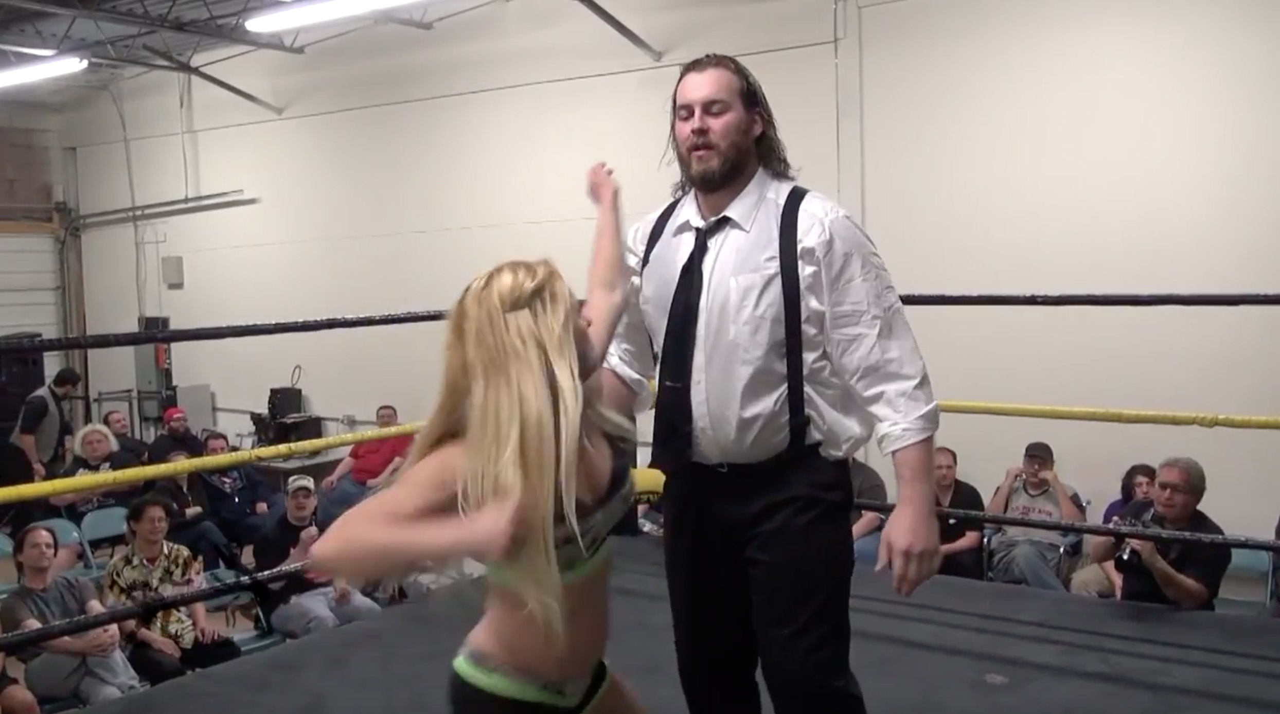 Candice LeRae & Joey Ryan vs. Dan Barry & Bill Carr