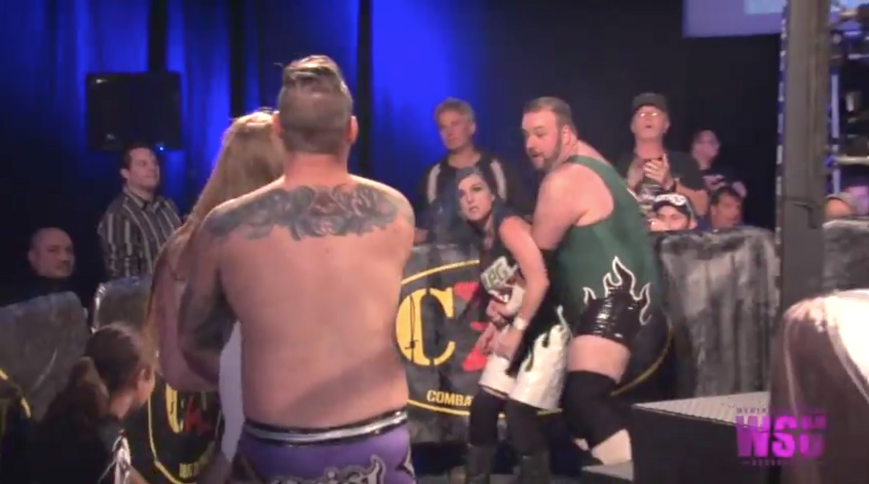 Leva Bates & Greg Excellent vs. Isla Dawn & Dave Crist