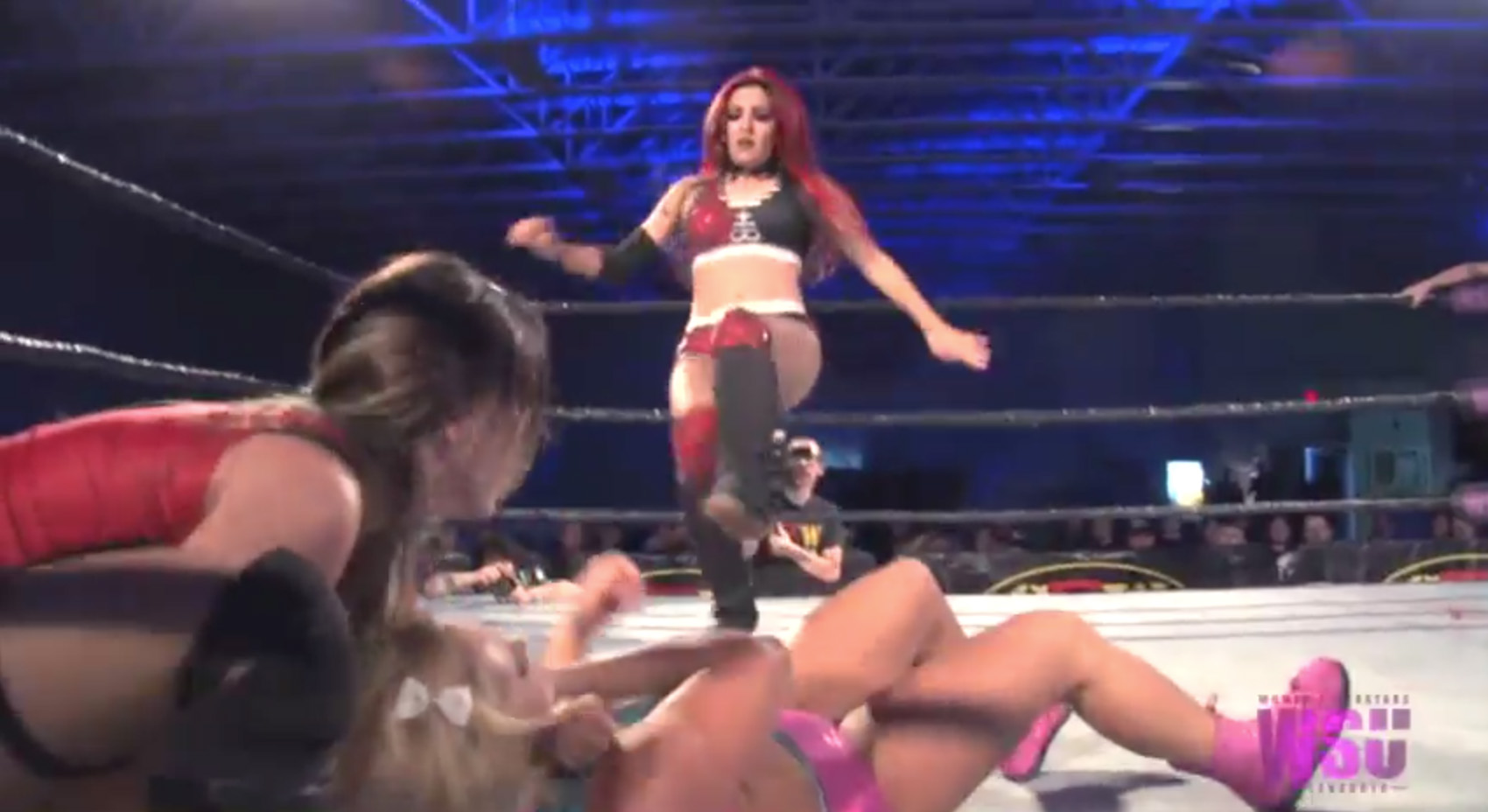 Brittany Blake & Samantha Heights vs. Penelope Ford & Maria Manic