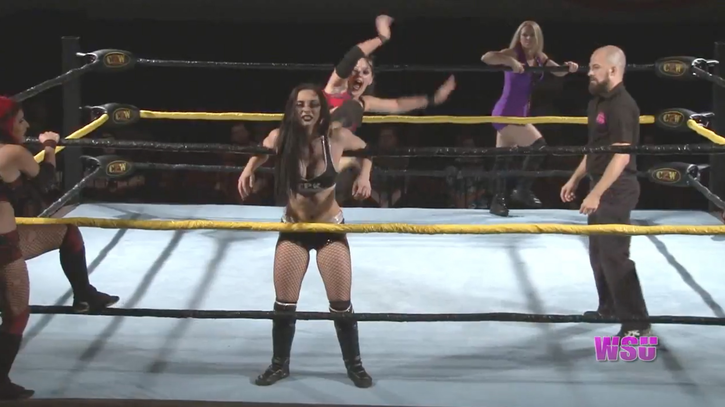 Brittany Blake & Samantha Heights vs. Priscilla Kelly & Nevaeh