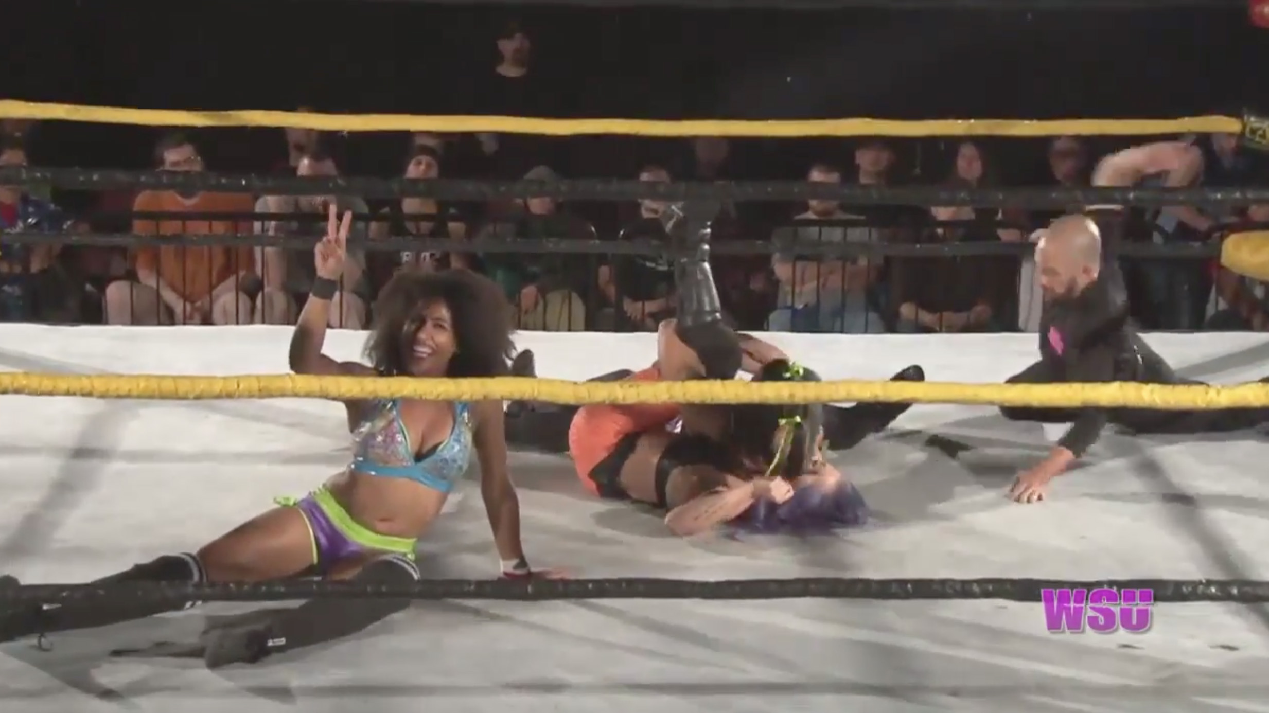 Annie Social & Kimber Lee vs. Marti Belle & Mia Yim