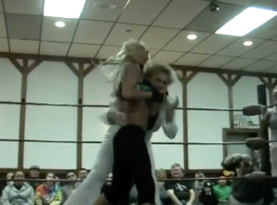 Angelina Love & Jennifer Cruz vs. Rick Cataldo & Jana